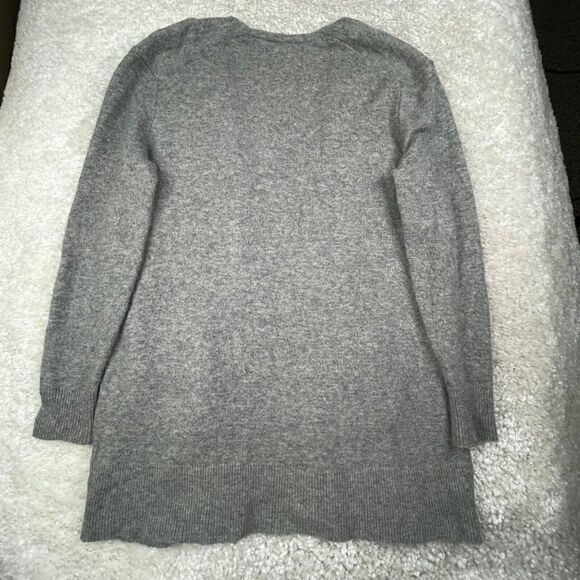 Madewell Ryder Cardigan Sweater Longline Gray Merino Wool - Picture 3 of 11